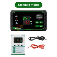DC 7-100V Car Voltage Power Indicator Lead-Acid/Ternary/LiFePO4 Battery Monitor