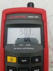 Amprobe THWD-10W Wireless Temperature Relative Humidity Meter. USED