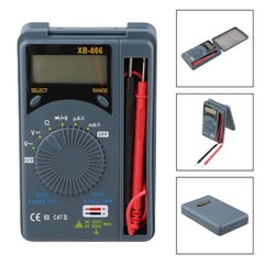 Compact XB866 Digital Multimeter AutoRange Voltmeter Tester with 7 Functions