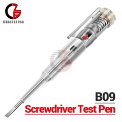 B09 70-250V One-word Screwdriver LED Induction Detection Breakpoint Electric Pen