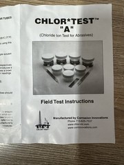 CHLOR-TEST ABRASIVE TEST KIT – CHLORTEST-A-KIT