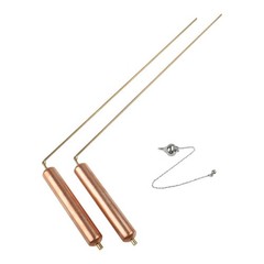 Lightweight and Portable Copper Divining Rods Set for Accurate Treasure Hunting