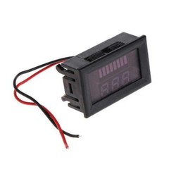 4pc Red Car Marine Motorcycle LED-Digital Voltmeter Voltage 12-60V Battery Gauge