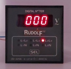Rudolf DM 3256 3~3 1.0 50/60 Hz Digital Meter