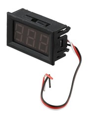 LED Digital DC Voltmeter with Convenient Wiring Reverse Connection Protection