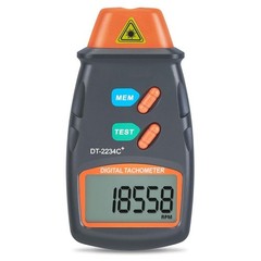 Digital Non-contact Tachometer DT-2234C+ for Industrial Use 2.5-99999 RPM Range