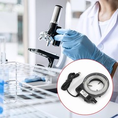 Adjustable Brightness LED Ring Light for Optical Instruments USB Powered