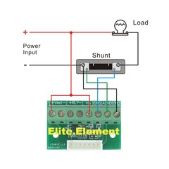 DC Programmable 0-90V 0-500A Voltage AMP Ah Power Combo Meter Battery Monitor