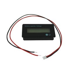 12V 24V 36V 48V Battery Capacity Indicator Golf Cart Voltage Meter w LCD Display