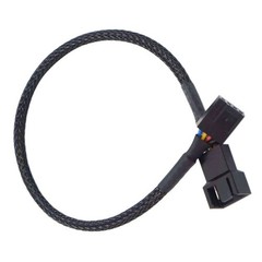 For PC Builds PC Fan Extension Parallel Fan Connection Sleeved Cable Design