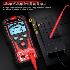 Digital Multimeter HT161A 4000 Counts NCV Phase Test Data Hold LED Light