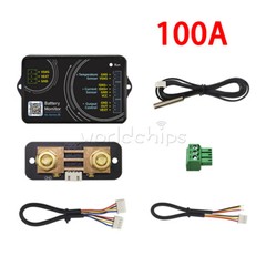 DC0-120V 100A 400A 600A Coulomb Meter High-precision Voltage Current Coulometer