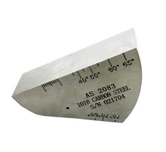 Ultrasonic Flaw Detector Calibration Block 1.5 mm Hole 25mm Thick AS 2083