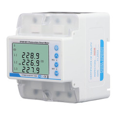 Smart 3 Phase Din Rail Energy Meter 100A with Tuya App Control