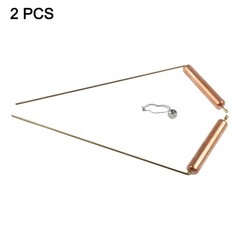 Lightweight and Portable Copper Divining Rods Set for Accurate Treasure Hunting