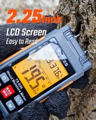 Ts630 Wood Moisture Meter For Firewood/drywall 2.25inch Lcd Screen With 3 Color