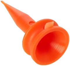 Castle GolfTees – Orange, 5mm, 1000 Count, Bulk Pack