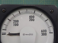 Westinghouse KA-231 Ammeter Style ST-11981-1 0 to 300 / 0 to 600 A.C. Amperes