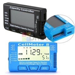 Battery Meter Checker Tester CellMeter-7/8 F Capacity LiPo LiFe Li-ion NiMH Nicd