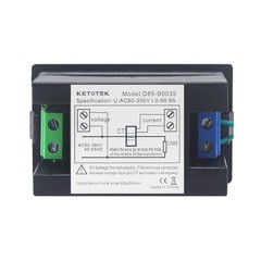Digital Ammeter Voltmeter AC 80V-300V 100A, 2in1 Multimeter Panel 110V/220V, …