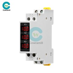 AC 80-500V 100A DIN Rail Ammeter Voltmeter Digital Display Voltage Current Meter