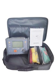 Digital Ground Resistance Tester with 500 Groups Data Range 0.01Ω～3000Ω