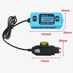 12V Automotive Circuit Tester LED Digital Display For Fuse Current Testing Tool
