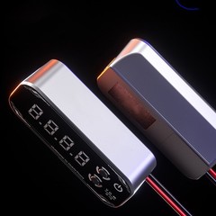 Digital Multimeter 12.5×3.7×5.5cm with 3 Display Screens and Gold Plated Probes
