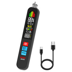 Voltage Tester, Non-Contact with 3-Phase Rotation Indicator & Signal Percentage,
