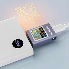 Universal USB C Voltage Current Tester for Laptops Phones Power Banks 50V 6A