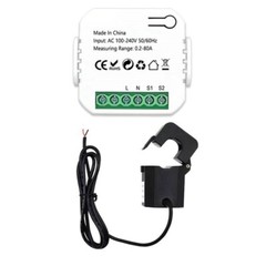3X (Tuya Power Seal 80A with Power Converter Clamp KWh Power Monitor El8311-