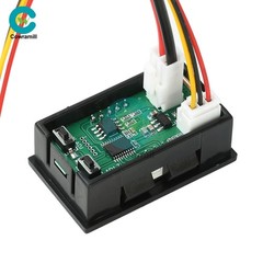 DC4-30V 10A 0.28″ LED Digital Voltmeter Ammeter Power Meter Range DC0~100V 0-10A