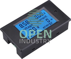 NEW DC 6.5-100v 50A Meter Voltage Current Power Energy Combo Monitor 50A Shunt