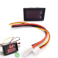 10/50/100A Voltmeter Ammeter LED Dual Digital Volt Amp Meter Test Tester Gauge
