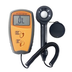 Portable IR Radiometer with Accuracy ±5% + 1digit for 850nm or 940nm IR LEDs