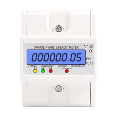 3 Phase 4 Wire Energy Meter 220/380V 20-80A Energy Consumption kWh Meter R5H5