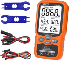 FT-2000W Solar Panel Tester MPPT Meter – 2000W Max Power, 150V/35A PV Module Tes