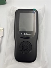 LifeBasis HAQ66 portable 10-in-1 indoor air quality monitor Black New Open Box