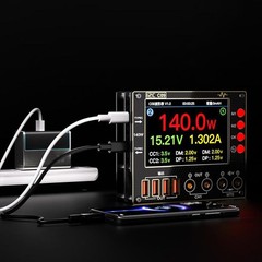 Compact C09 I2C Waveform Ammeter with Triple Display and Fast Response