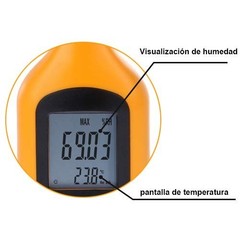 Handheld Temperature and Humidity Meter with Dew Point and Wet Bulb Features