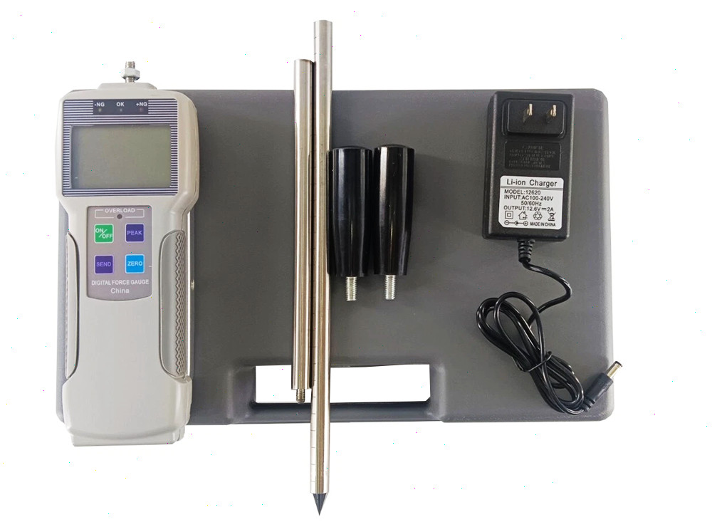 Digital Soil Load Penetrometer with Test Depth 50cm Memory Function Auto Zeroing