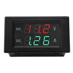 DC 4.5-100V Digital Volt/Amp Meter with LED Display for Automotive & DIY Use