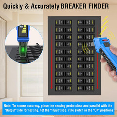 Circuit Breaker Finder, Digital Breaker Finder with GFCI Outlet Tester, AC 90-13