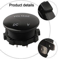 Robust Waterproof Volt Meter for Car Motorcycle Battery Testing Applications