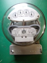 GE WATTHOUR METER KWH , 240V,15A, type I-30-A,Kh=3.0, model -AR4