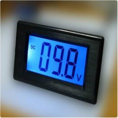DC 0-199.9V 0-200V Blue Large LCD Battery Indicator Monitor Voltage Volt Meter
