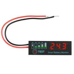 2PCS DC7-55V Li-ion Battery Level Indicator Tester LED Voltage Power Monitor