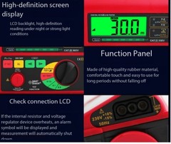 RCD Tester, Earth Leakage Circuit Breaker Tester, Circuit Earth Leakage Detector