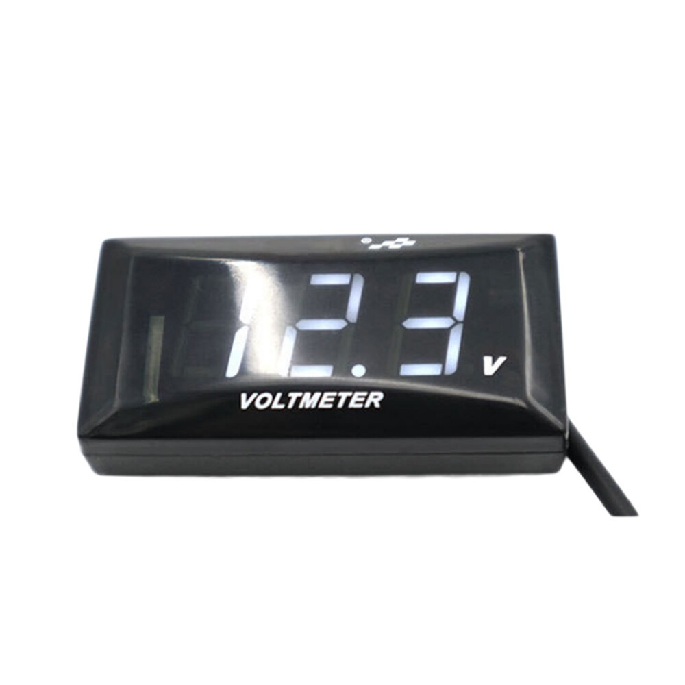 12V LED Digital Display Voltmeter Car Motorcycle Voltage Volt Gauge Panel Meter