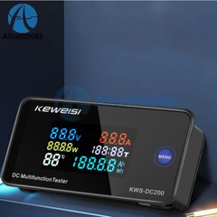 DC0-200V 10/50/100A LED Voltage Current Temperature Digital Meter Built-in Shunt